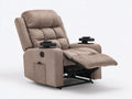 Fauteuil relax - Tissu - 98x97x106 cm - Taupe - Électrique